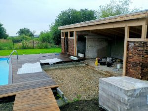 Pool Haus vorher
